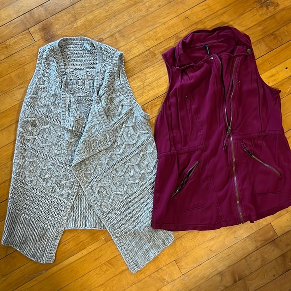 Maurices Sweaters - LOT OF 2- Vest Sweaters